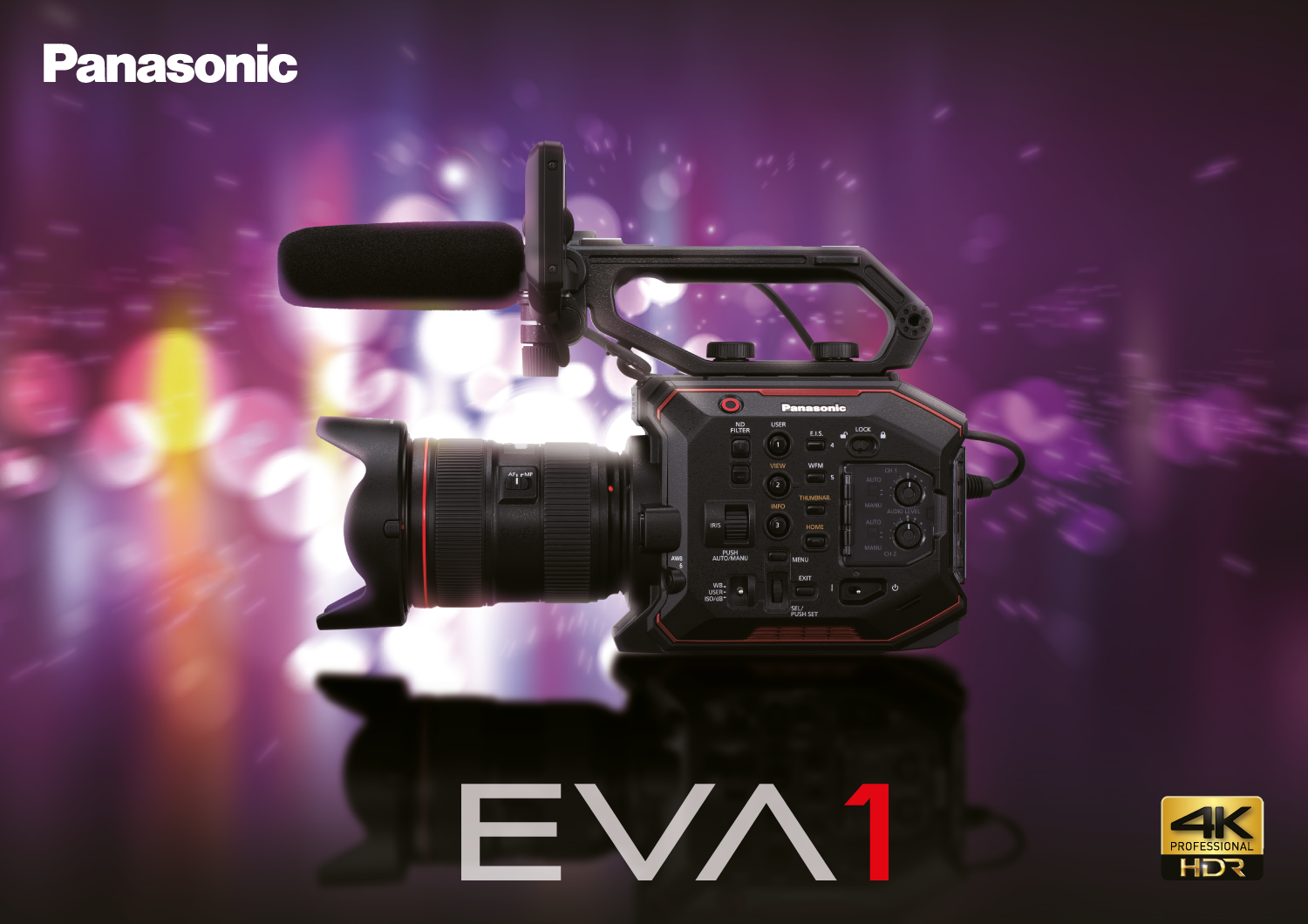 Panasonic annuncia prezzo e specifiche tecniche della telecamera da cinema  compatta AU-EVA1 - ProAV News Professional Audio  Video